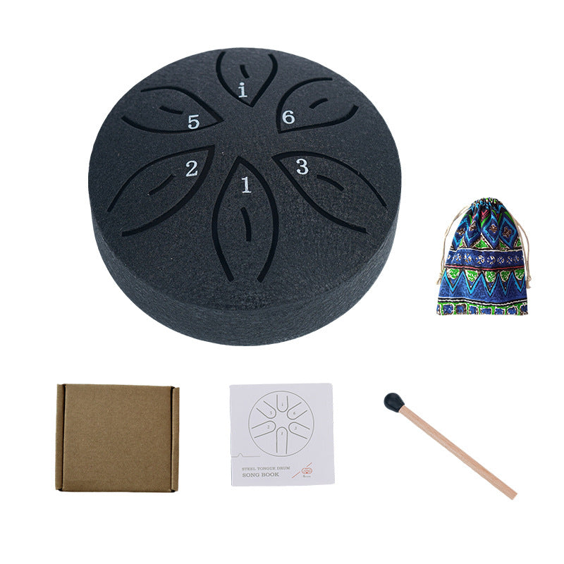 Rain Ora Mini Drum in Storm Black – black mini rain drum